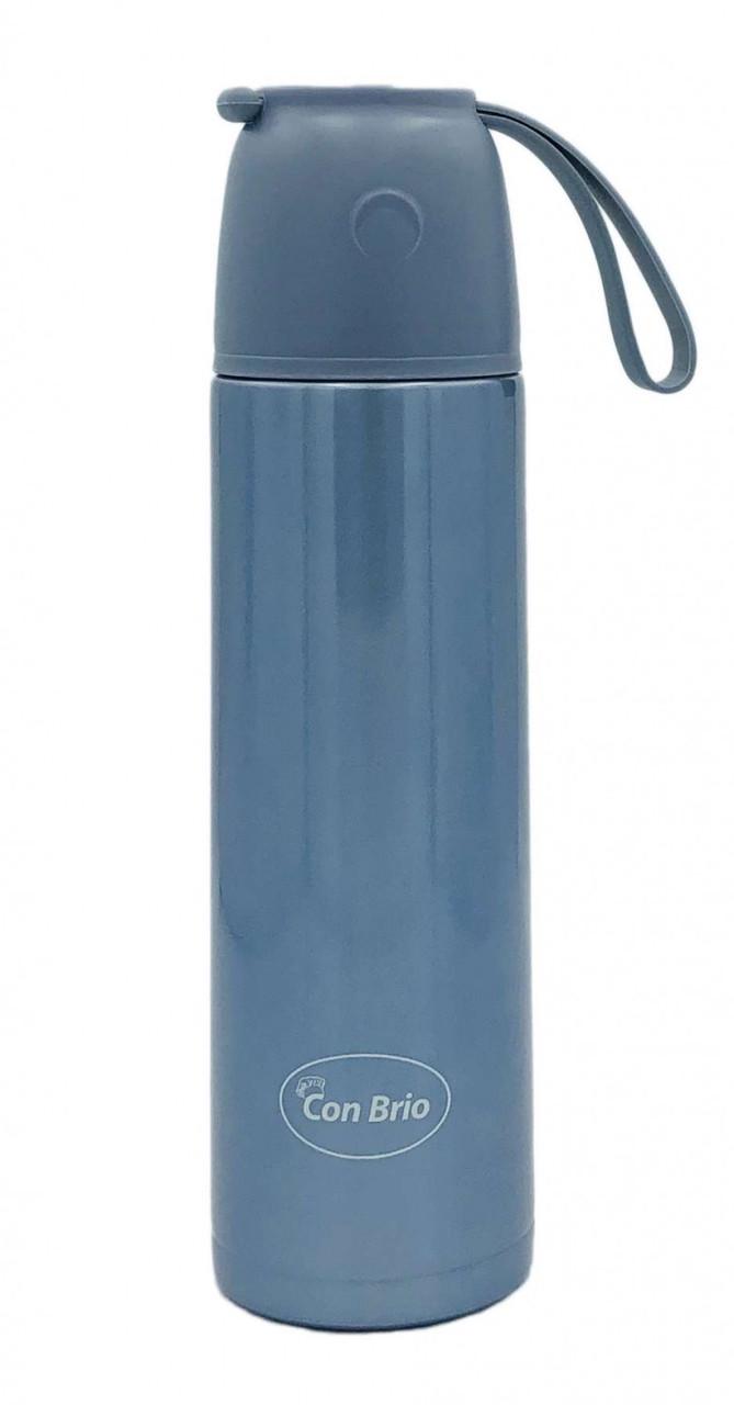 Термос питьевой Con Brio из нержавеющей стали 0,5 л Синий (CB-377)