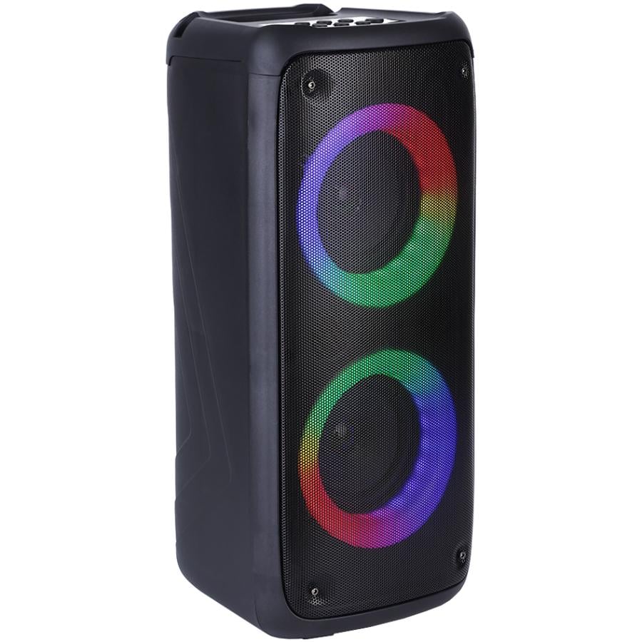 Портативная колонка беспроводная с микрофоном Media-Tech 40W 1.0 Bluetooth AUX microSD MP3 USB TWS караоке LED Black (MT3181) - фото 3 Портативная колонка беспроводная с микрофоном Media-Tech 40W 1.0 Bluetooth AUX microSD MP3 USB TWS караоке LED Black (MT3181) - фото 3