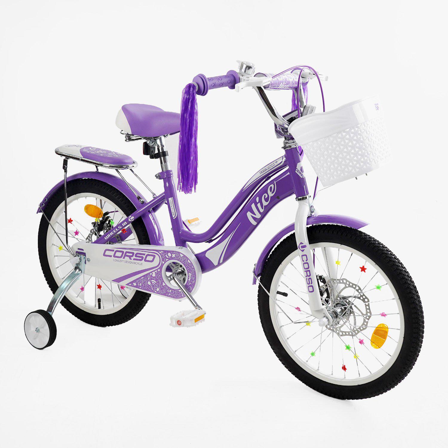Велосипед 2-х колесный 18" Corso Nice NC-18100 (25468523)