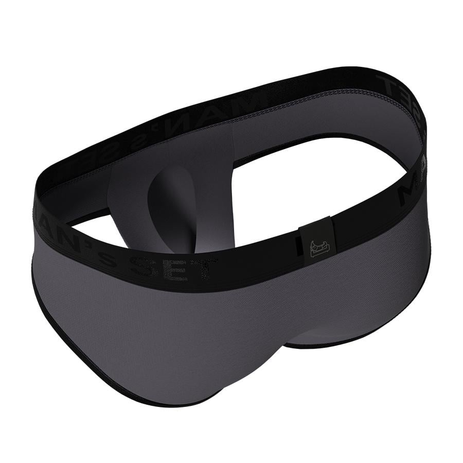 Сліпи чоловічі анатомічні з бавовни MAN's SET Anatomic Slips Black Series BS190-10 M Графітовий - фото 4 Сліпи чоловічі анатомічні з бавовни MAN's SET Anatomic Slips Black Series BS190-10 M Графітовий - фото 4