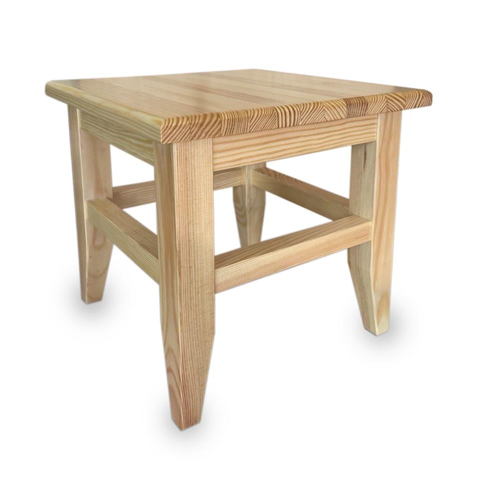 Табурет деревянный детский натуральное дерево Светло-коричневый (29161688)