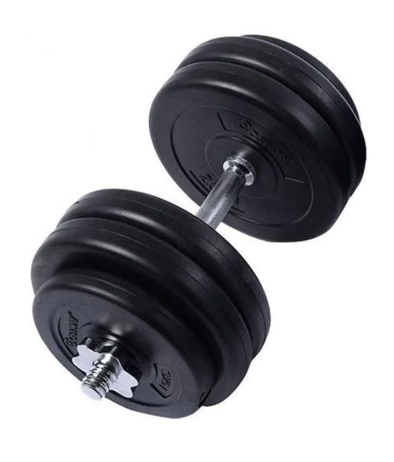 Гантель WCG с металлическим грифом 28 кг (2616418198)