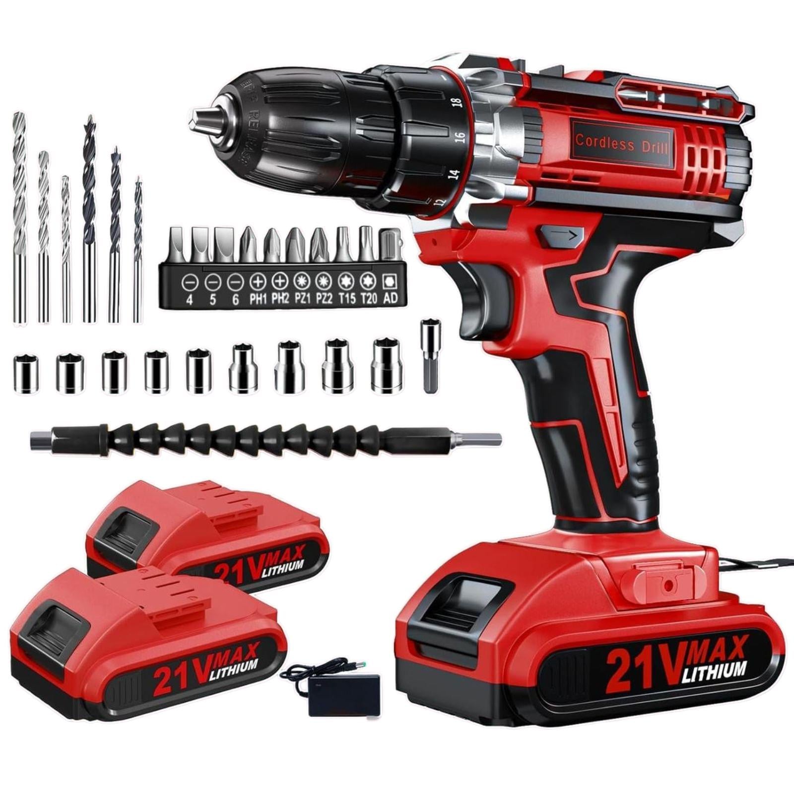 Дрель-шуруповерт электрический KELNOW аккумуляторный