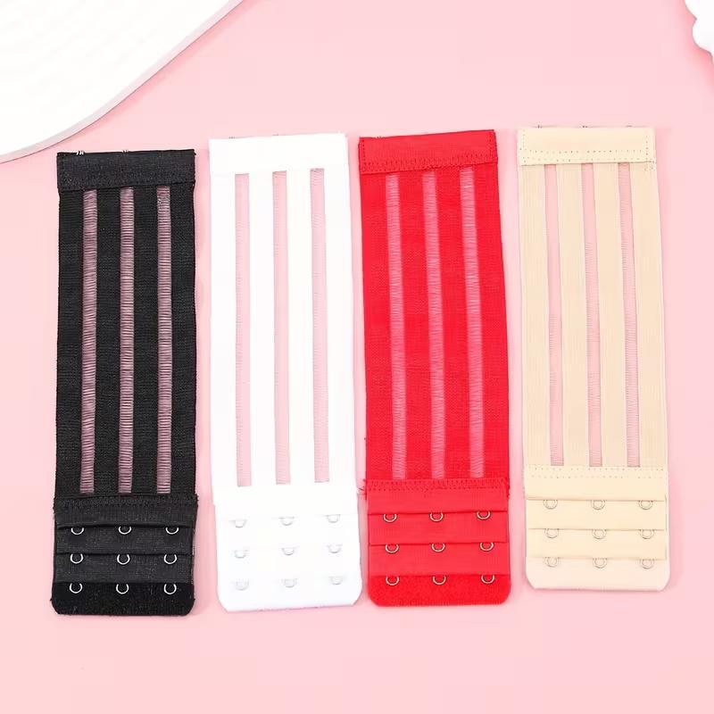 Розширювач-застібка для бюстгальтера еластичний на 3 гачки 3 ряди Білий (3000003840) - фото 9