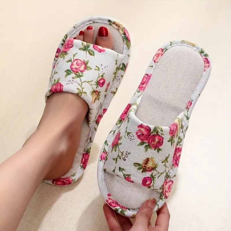 Тапочки женские с открытым носком р. 44/45 29 см Розовый - фото 5 Тапочки женские с открытым носком р. 44/45 29 см Розовый - фото 5