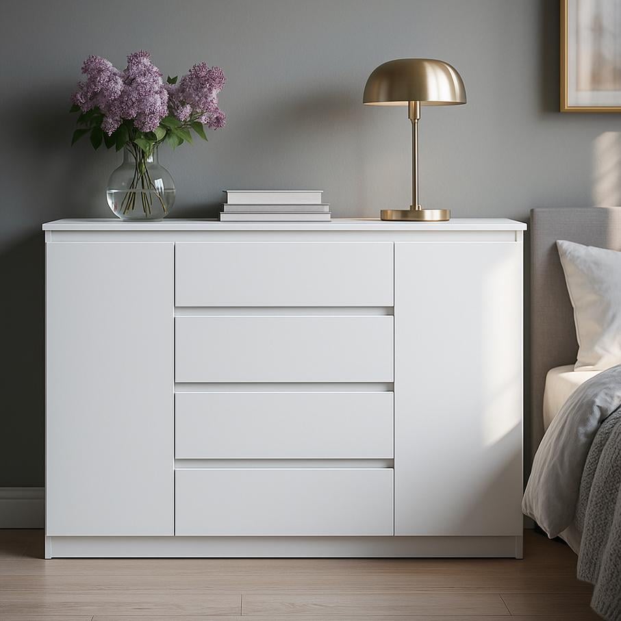 Комод Мастер Форм Брайт 1392х376х950 мм Белый (20086) Комод Мастер Форм Брайт 1392х376х950 мм Белый (20086)