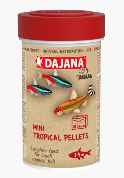 Корм для мальков и мелких рыб Dajana MIKRO TROPICAL PELLETS 100 мл/50 г (1221918250)