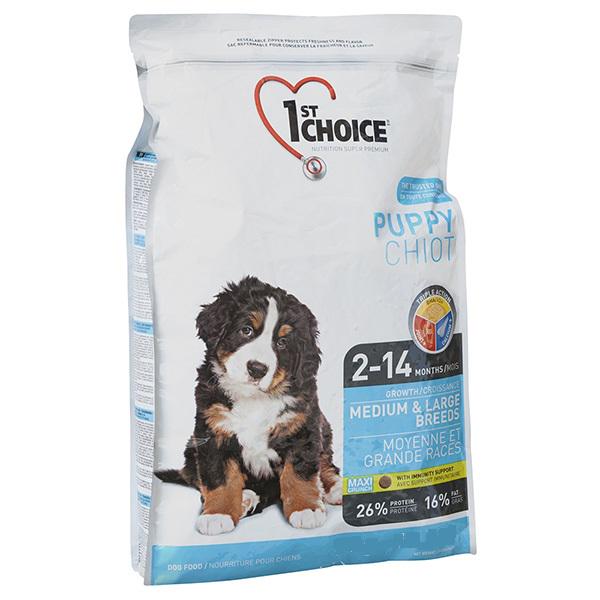 Корм сухий для цуценят 1st Choice Puppy Medium & Large Chicken 2,72 кг (6214284)
