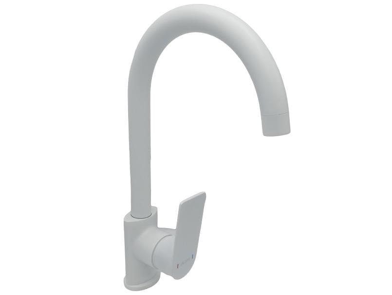 Змішувач для мийки AiM DG01150 Frosted White