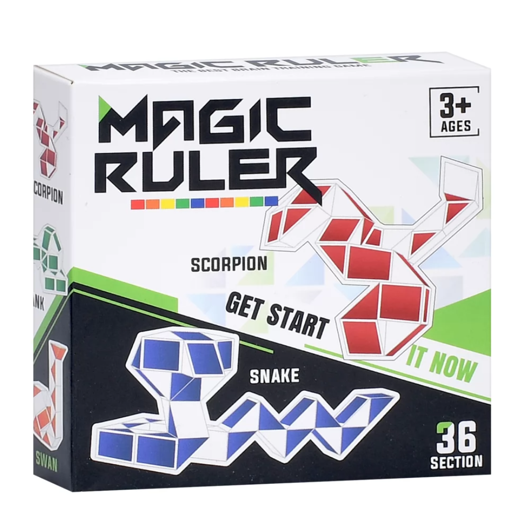 Игра Magic Ruler 218-M12 Змейка рубика на 36 секций от 3 лет (25226391) - фото 4 Игра Magic Ruler 218-M12 Змейка рубика на 36 секций от 3 лет (25226391) - фото 4