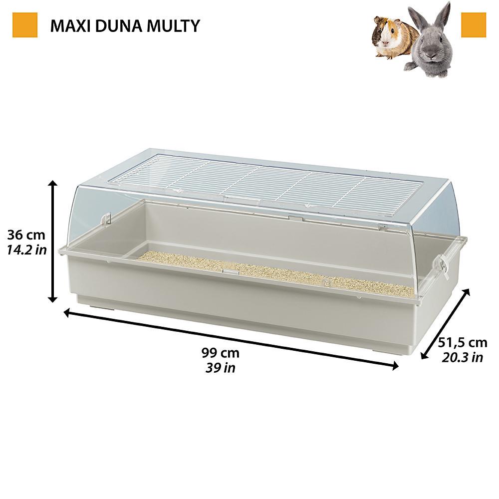 Клетка для кроликов и морских свинок Ferplast Maxi Duna Multy 99х51,5х36 см Белый (57033499W1) - фото 2