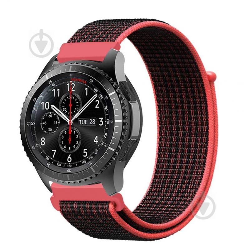 Ремешок BeWatch для Samsung Galaxy Watch 42| Galaxy Watch 3 41 | Active | Active 2 нейлоновый 20мм липучка Коралловый (1011339) Ремешок BeWatch для Samsung Galaxy Watch 42| Galaxy Watch 3 41 | Active | Active 2 нейлоновый 20мм липучка Коралловый (1011339)