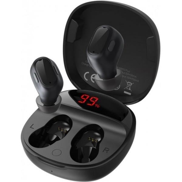 Наушники BASEUS Encok True Wireless Earphones WM01 Plus Bluetooth Black (NGWM01P-01)