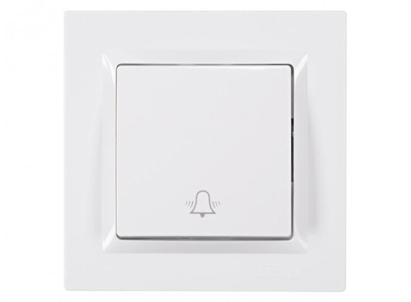 Кнопка звонка Luxel 9017 JAZZ Белый