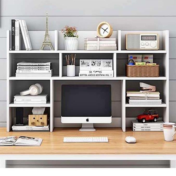 Полка-надстройка настольная из дерева Фондера зефир (АКД-006920)