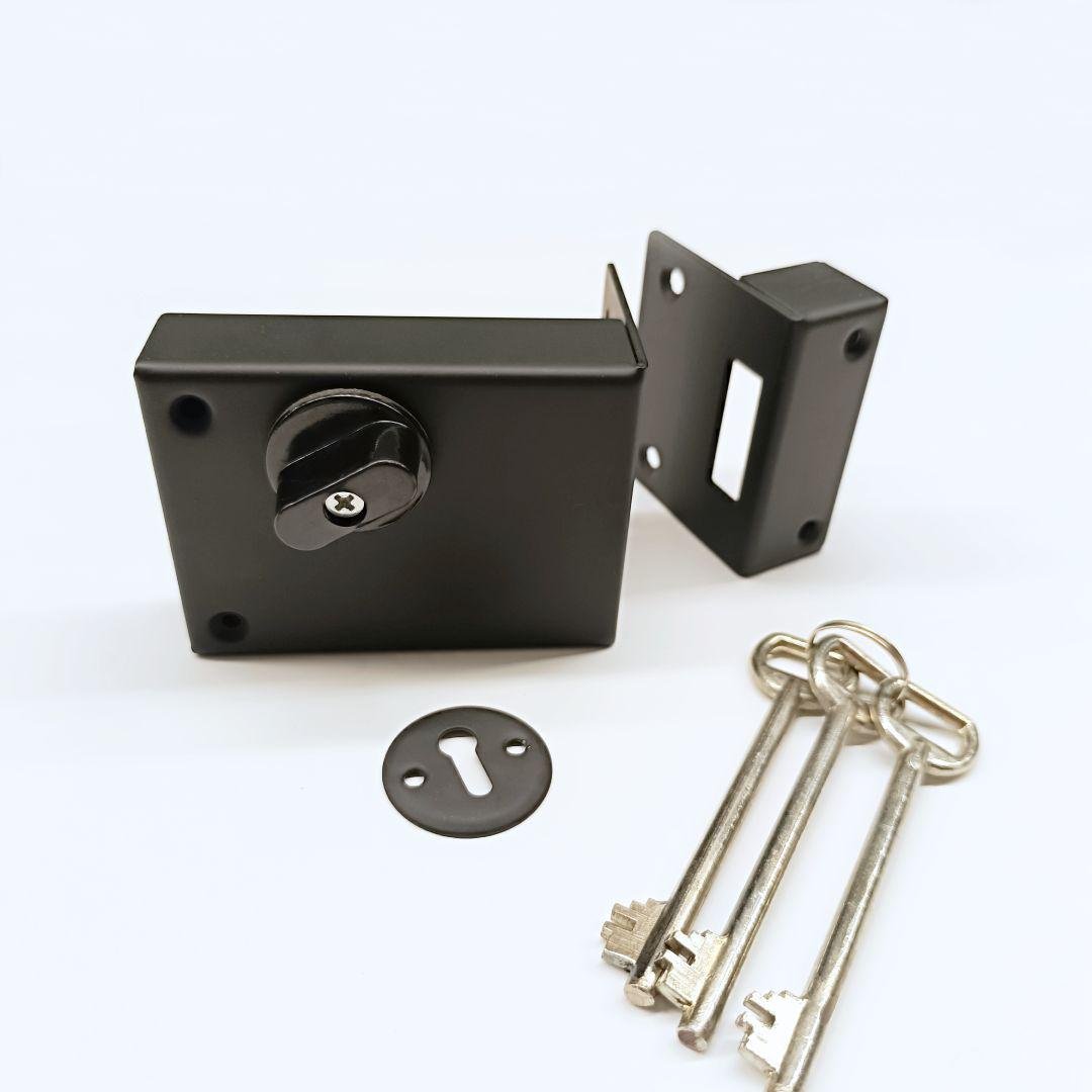 Замок накладний UKRFIX 6-ти сувальдний Чорний (29869911) - фото 1 Замок накладний UKRFIX 6-ти сувальдний Чорний (29869911) - фото 1