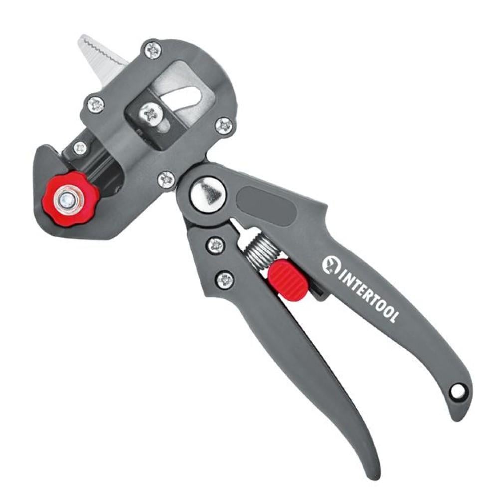 Секатор для прививки Carbon INTERTOOL FT-1020 200 мм (8-22-52374) Секатор для прививки Carbon INTERTOOL FT-1020 200 мм (8-22-52374)