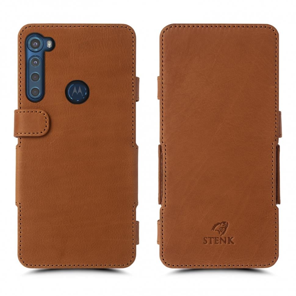 Чехол книжка Stenk Prime для Motorola One Fusion Plus Camel (66850) Чехол книжка Stenk Prime для Motorola One Fusion Plus Camel (66850)