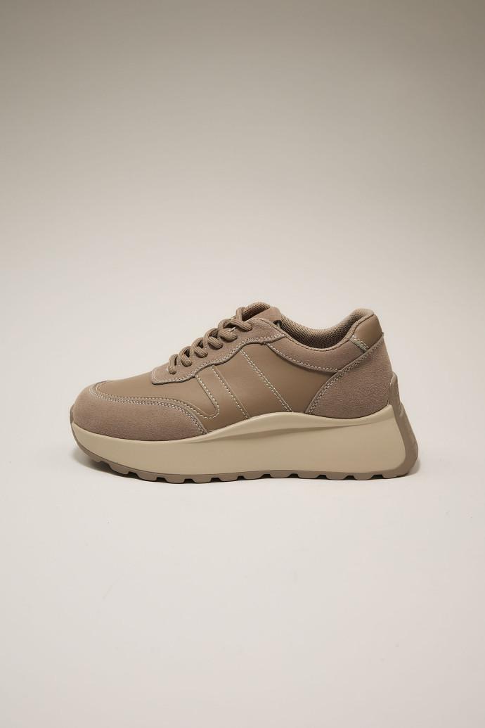 Кросівки жіночі демісезонні ALLSY р. 38 Бежевий (195525)