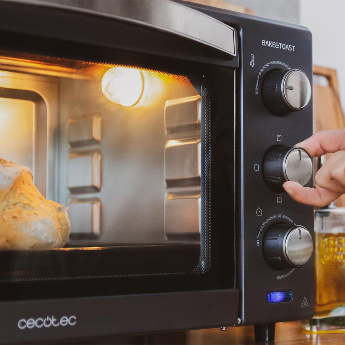 Электропечь CECOTEC Mini oven Bake&Toast 2400 Black (00-00072876) - фото 2