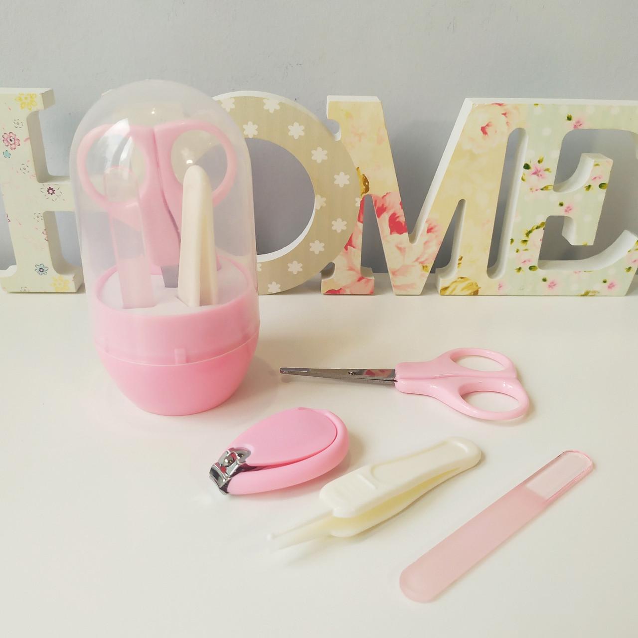 Набор по уходу за новорожденным малышом Baby Manicure 4 предмета Розовый - фото 6 Набор по уходу за новорожденным малышом Baby Manicure 4 предмета Розовый - фото 6