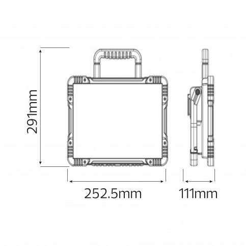 Прожектор светодиодный Standart на подставке 30W 6400K SMD (s140132) - фото 2