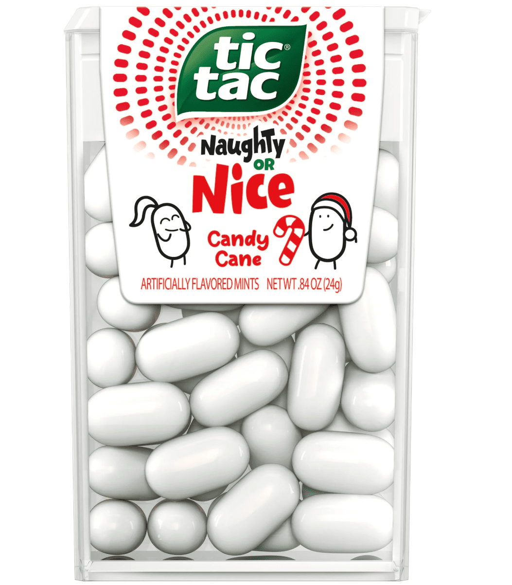 Драже Tic Tac Naughty or Nice Candy Cane Mints 23,8 г (2849820756)