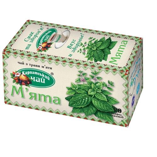 Чай пакетированный Карпатский Мята 20 шт. (10041) Чай пакетированный Карпатский Мята 20 шт. (10041)