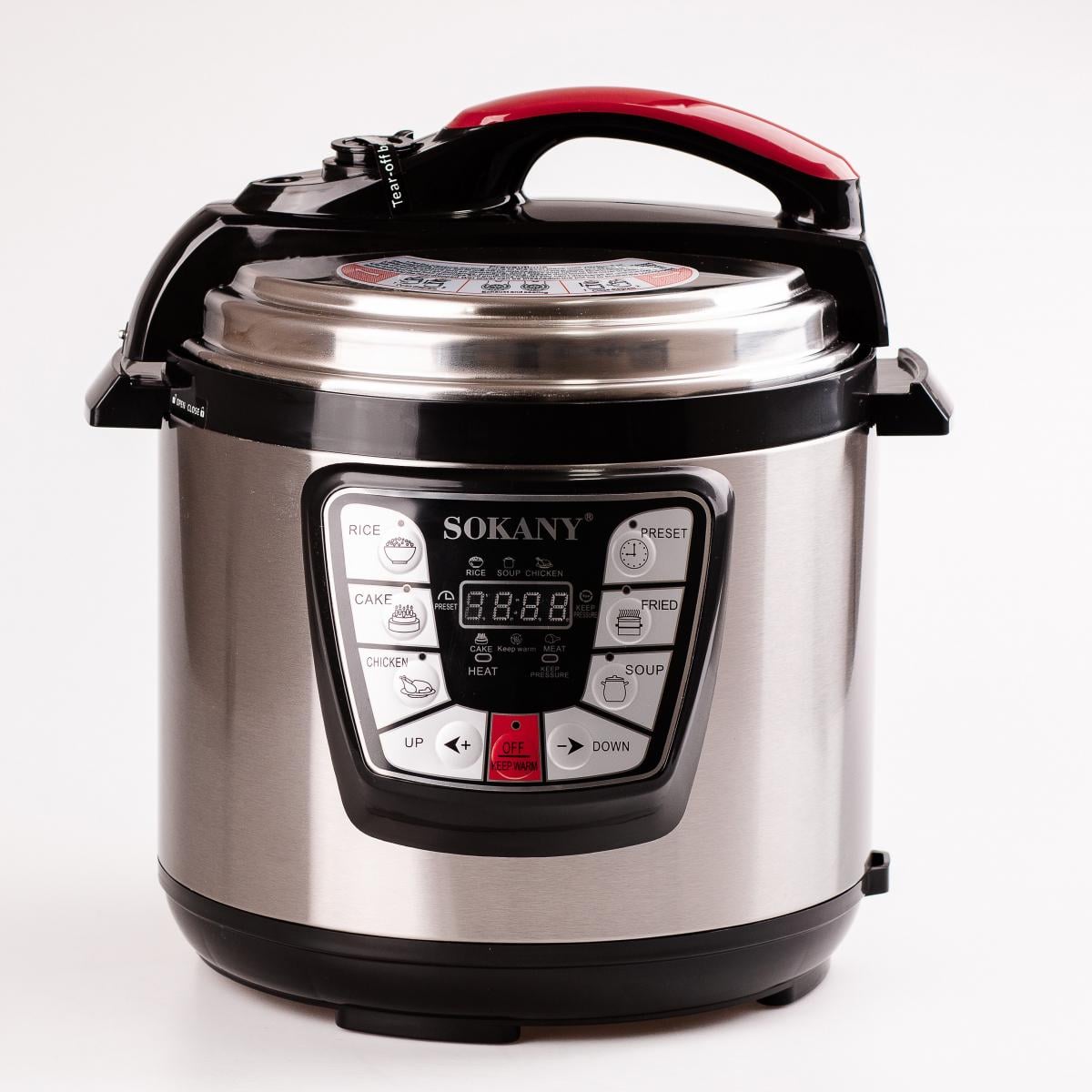 Мультиварка Sokany SK-2401 6 л Хром (SK2401)