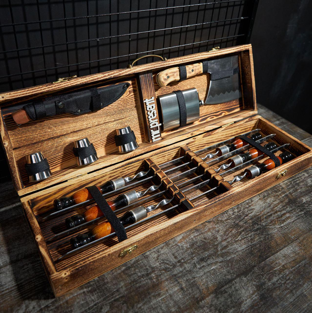 Набір шампурів Piknik-Profi №11 у кейсі (19216732)