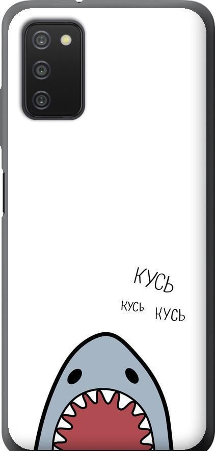 Чехол на Samsung Galaxy A03s A037F Акула (4870t-2381-42517)