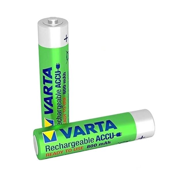 Батарейки аккумуляторные Varta AAA Ni-Mh 800 mAh 2 шт