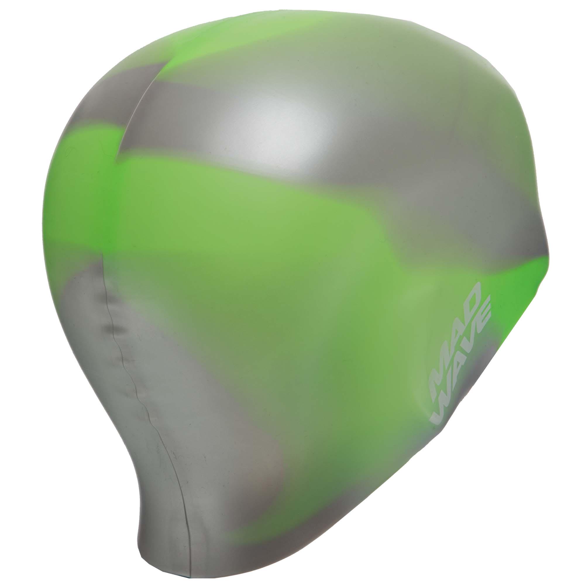 Шапочка для плавания для взрослых MadWave MULTI M053001 силиконовая Зеленый (M053001_Зеленый) - фото 5 Шапочка для плавания для взрослых MadWave MULTI M053001 силиконовая Зеленый (M053001_Зеленый) - фото 5