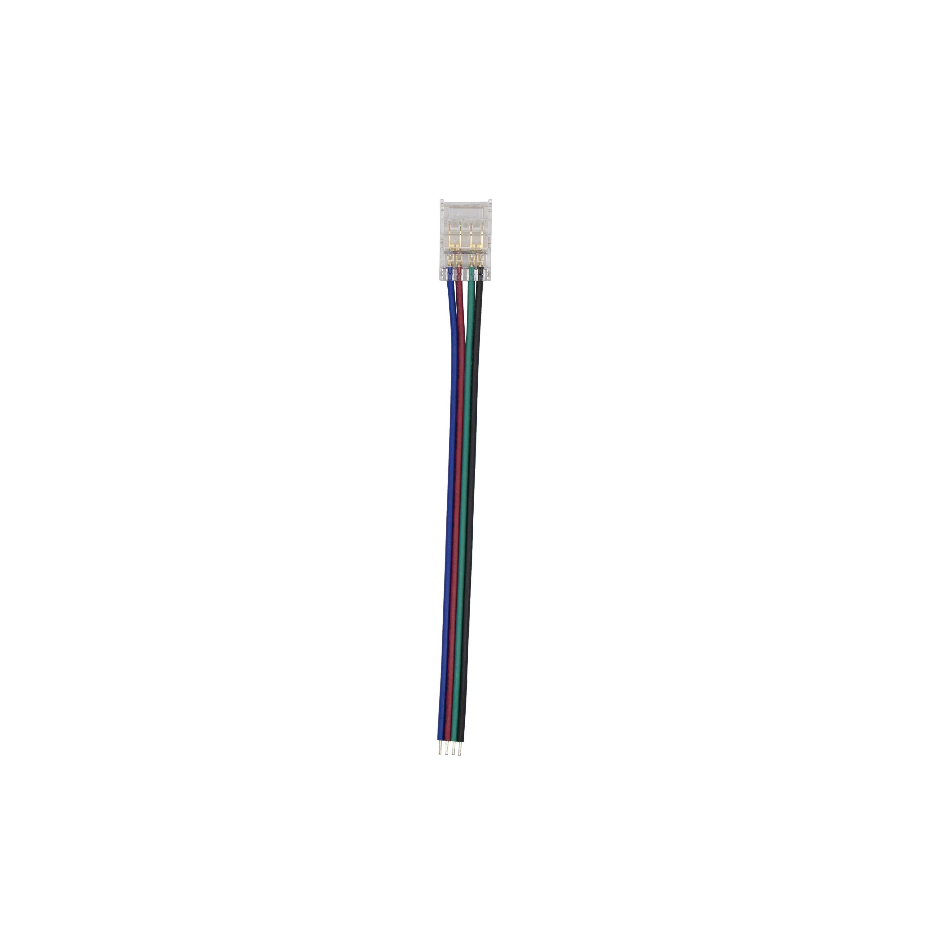 Коннектор Prolum для ленты SMD SLIM 4Pin RGB 1jack 10 мм (29822026)