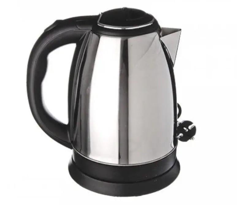 Электрочайник дисковый Rainberg RB-804 с подставкой металлический 2 л (179)