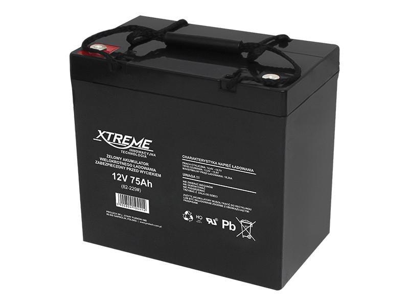 Аккумулятор гелевый Xtreme 12V 75Ah (82-229#)