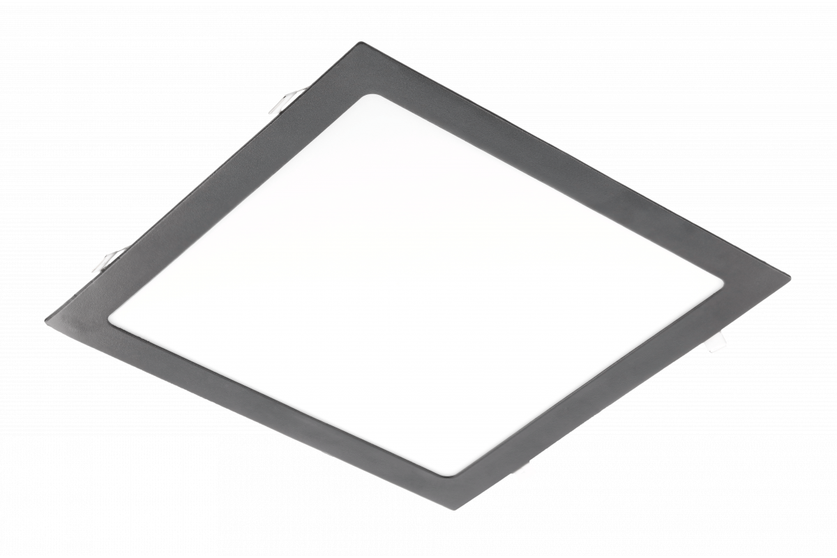 LED-светильник врезной GTV MATIS PLUS 24W 2000 Lm AC220-240V 50/60Hz 120° 4000K IP20 Черный (27550934)