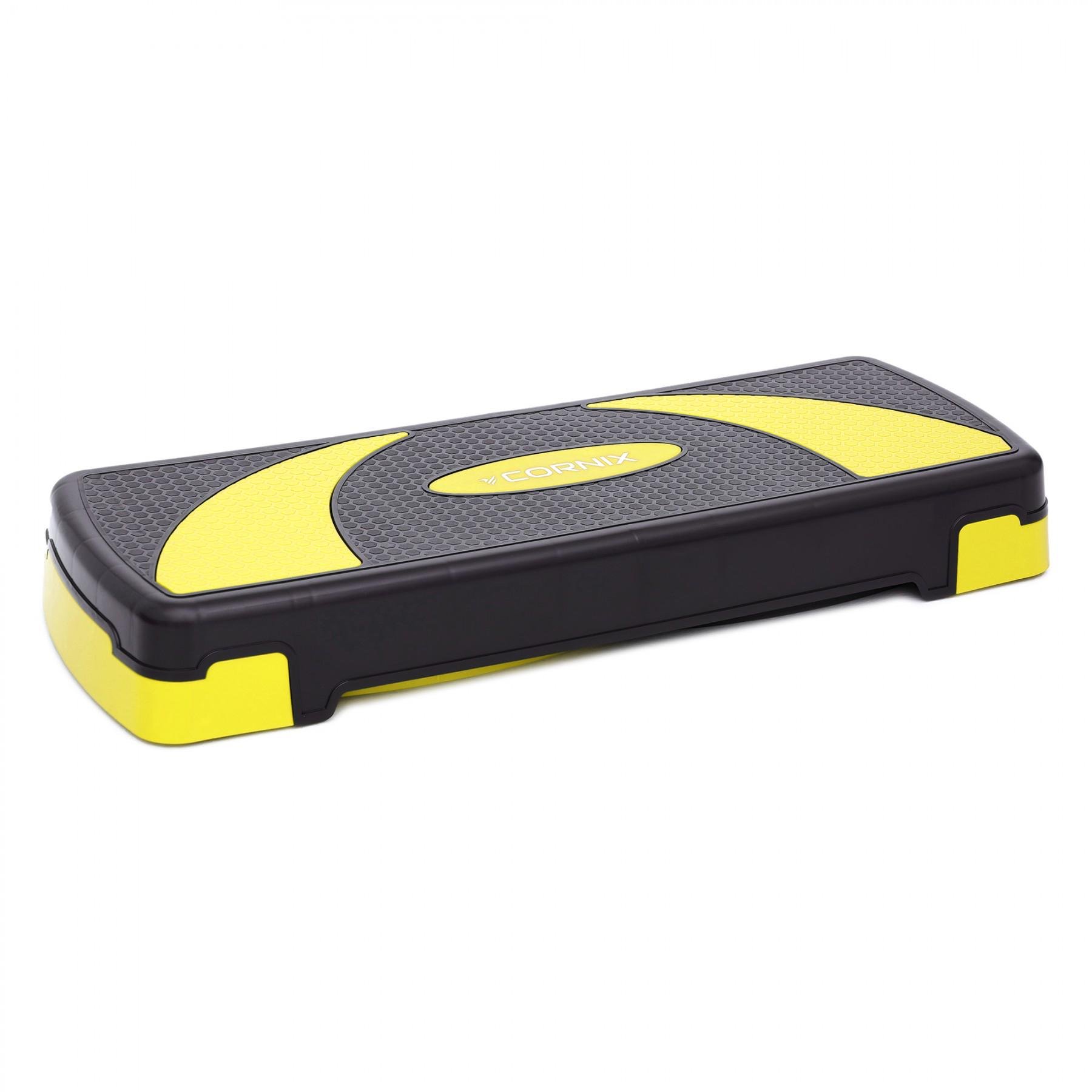 Степ-платформа Cornix XR-0187 78х29х10-20 см Black/Yellow (39176)