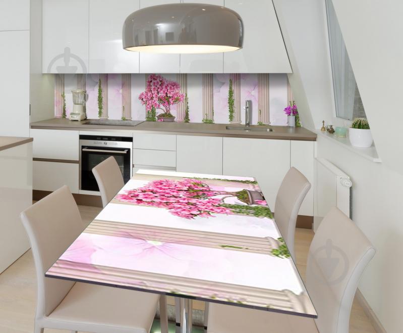 Наклейка виниловая на стол Zatarga "Цветущий Бонсай" 600х1200 мм Наклейка виниловая на стол Zatarga "Цветущий Бонсай" 600х1200 мм