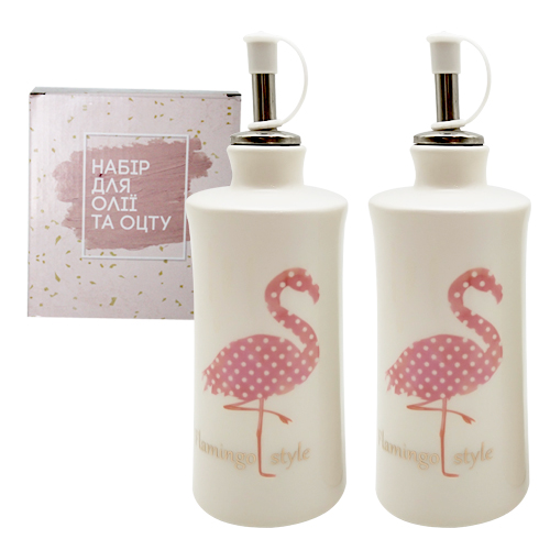 Набор бутылок для масла и уксуса SNT Фламинго 320 мл 2 пр. (700-07-13)