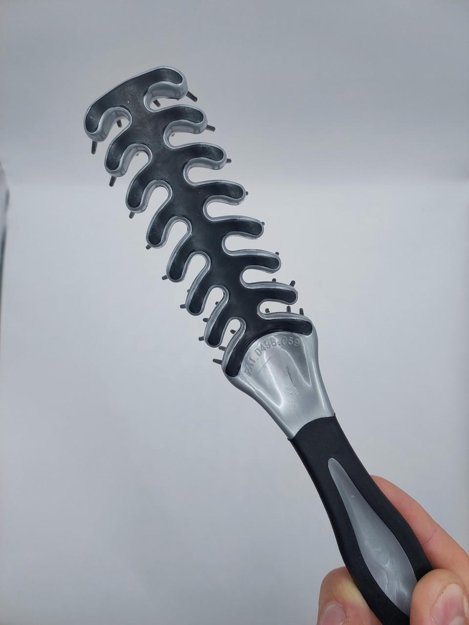 Расческа для укладки ДенІС professional FISH скелетный мягкий зубец (1453071390) - фото 9