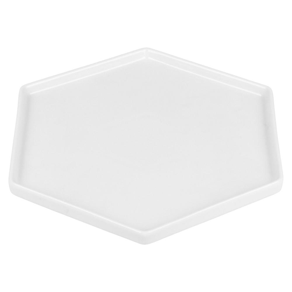 Блюдо порцелянове з бортиками Riviera MC5374-8 d 8" Білий (31153257)