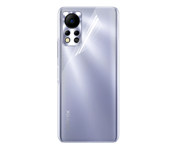 Пленка противоударная гидрогелевая Hydrogel Film для Infinix Hot 11S NFC на заднюю панель Transparent