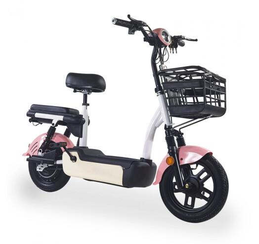 Электроскутер E-Scooter 350W Розовый - фото 2