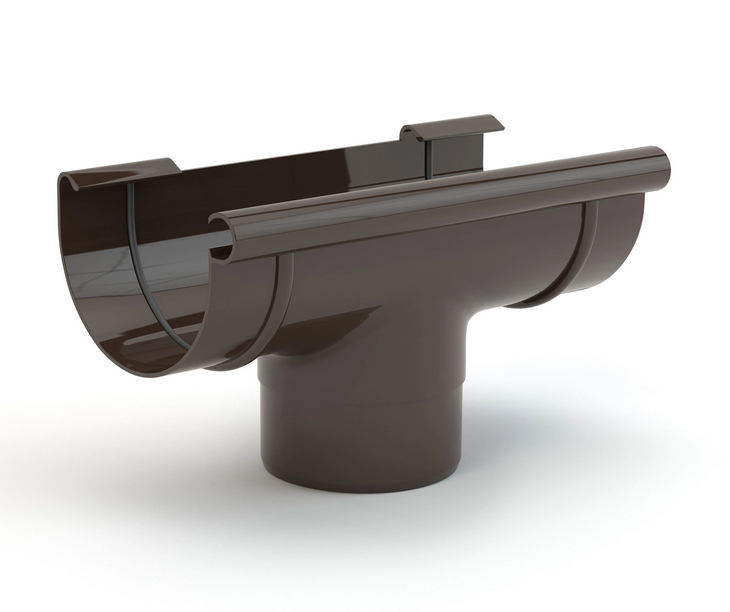 Воронка желоба Gamrat 125/90 мм Темно-коричневый (315-222-100)