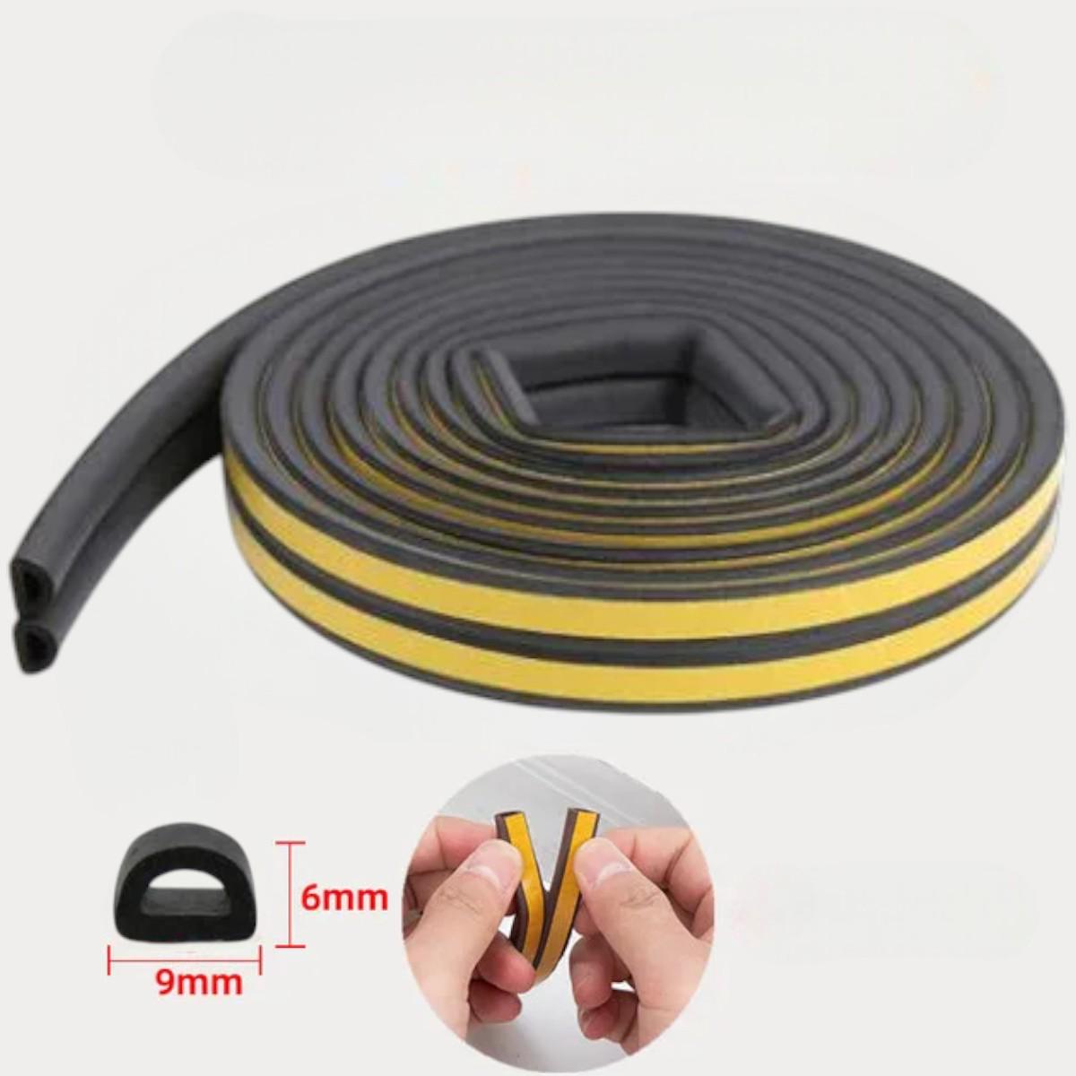 Ущільнювач для вікон та дверей Weikan самоклеючий 9х6х6 м (R35866) - фото 4