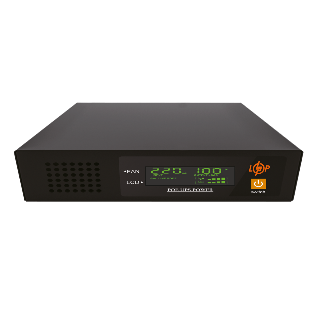 Джерело безперебійного живлення для роутерів/комутаторів LP-460Pro POE-60W-5/9/12/19V 17600m