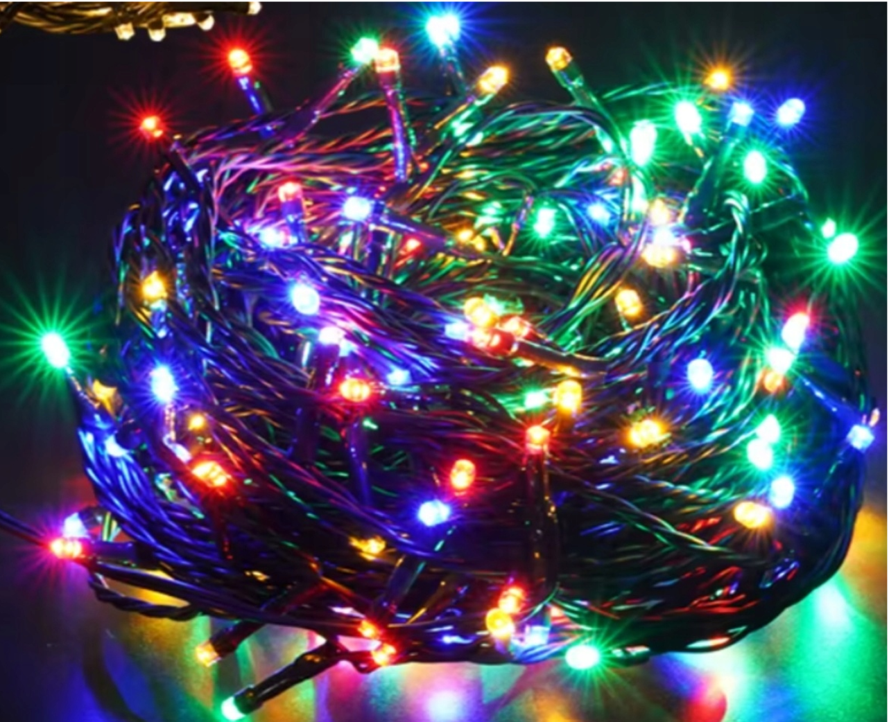 Гирлянда Огни рождественские елки 500 LED Разноцветный (LCZ-500-MULT)