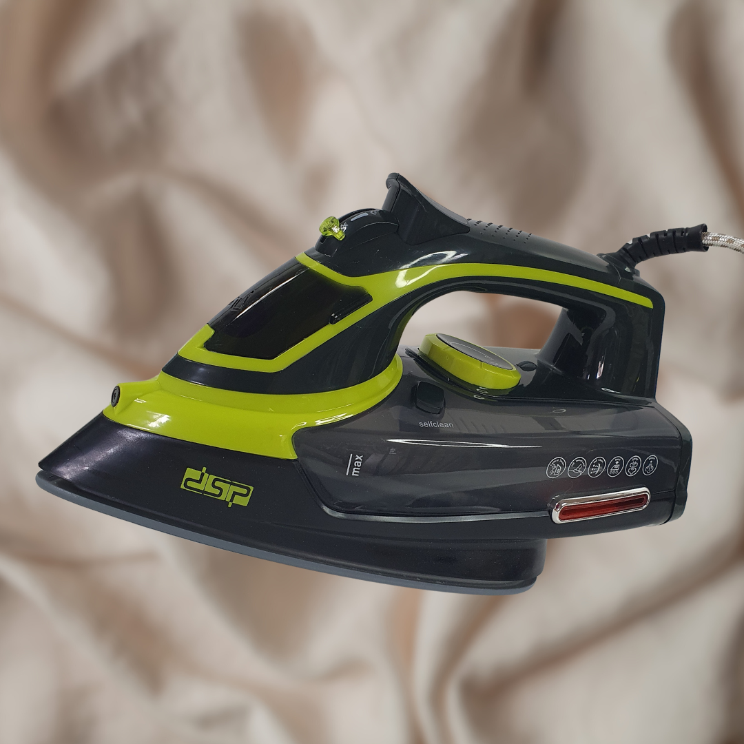 Утюг паровой DSP с керамической подошвой и защитой от перегрева 2000W (KD-1004PR) - фото 2 Утюг паровой DSP с керамической подошвой и защитой от перегрева 2000W (KD-1004PR) - фото 2