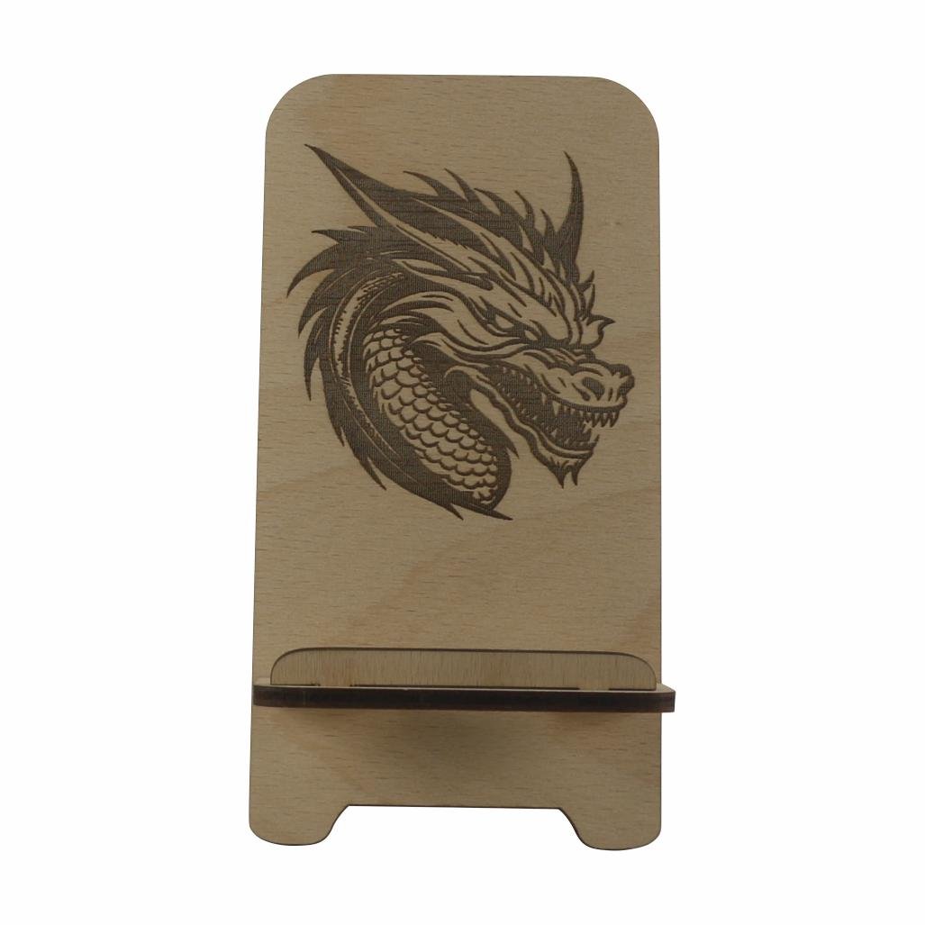 Підставка-тримач для телефону дракончик з дерева 169 (03020169) - фото 2 Підставка-тримач для телефону дракончик з дерева 169 (03020169) - фото 2